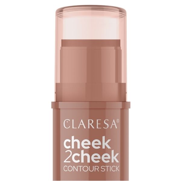 Claresa CHEEK2CHEEK CONTOUR STICK kremowy bronzer w sztyfcie 01 Neutral Sand, 6 g