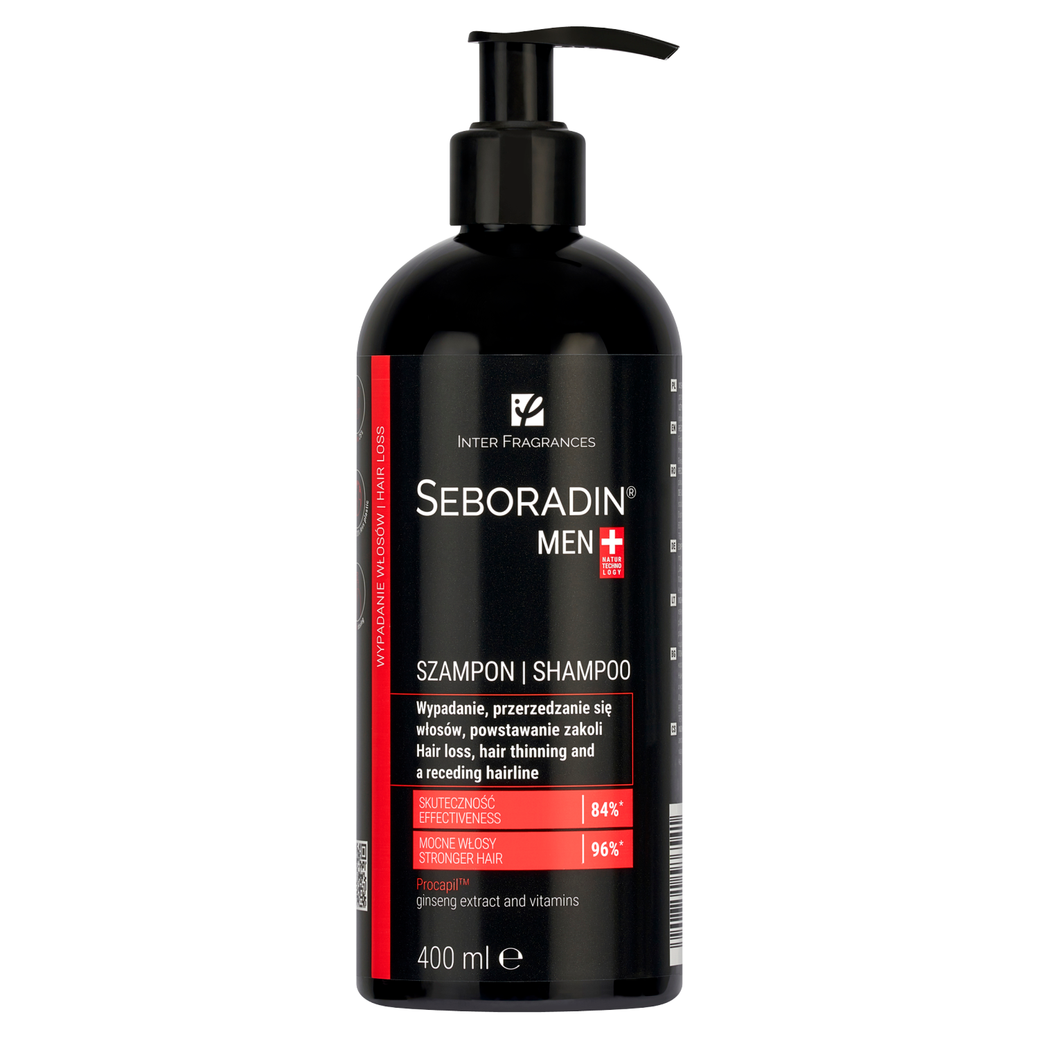 Seboradin Men szampon do włosów wypadających, 400 ml