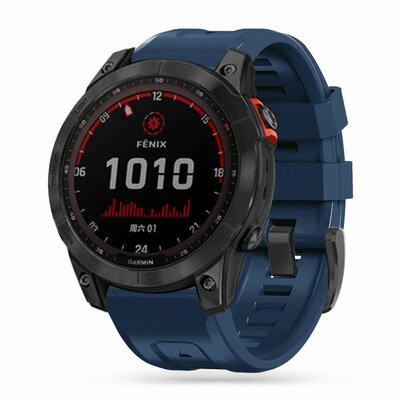 Pasek TECH-PROTECT IconBand do Garmin Fenix 3/5X/3HR/5X Plus/6X/6X Pro/7X/8/8 Pro (szerokość paska 26 mm) Granatowy