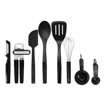 Zestaw przyborów kuchennych KITCHENAID Onyx KQG447BXOBE Czarny (15 elementów)