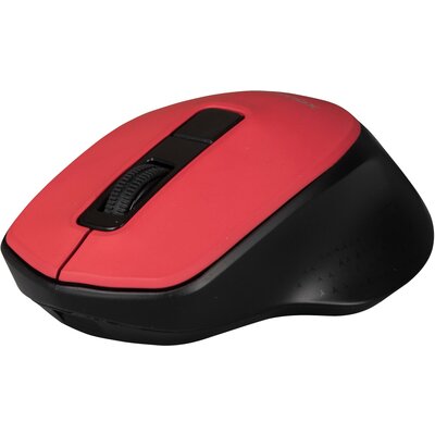 Mysz XQUANTUM WM502R Silent Czerwono-czarny