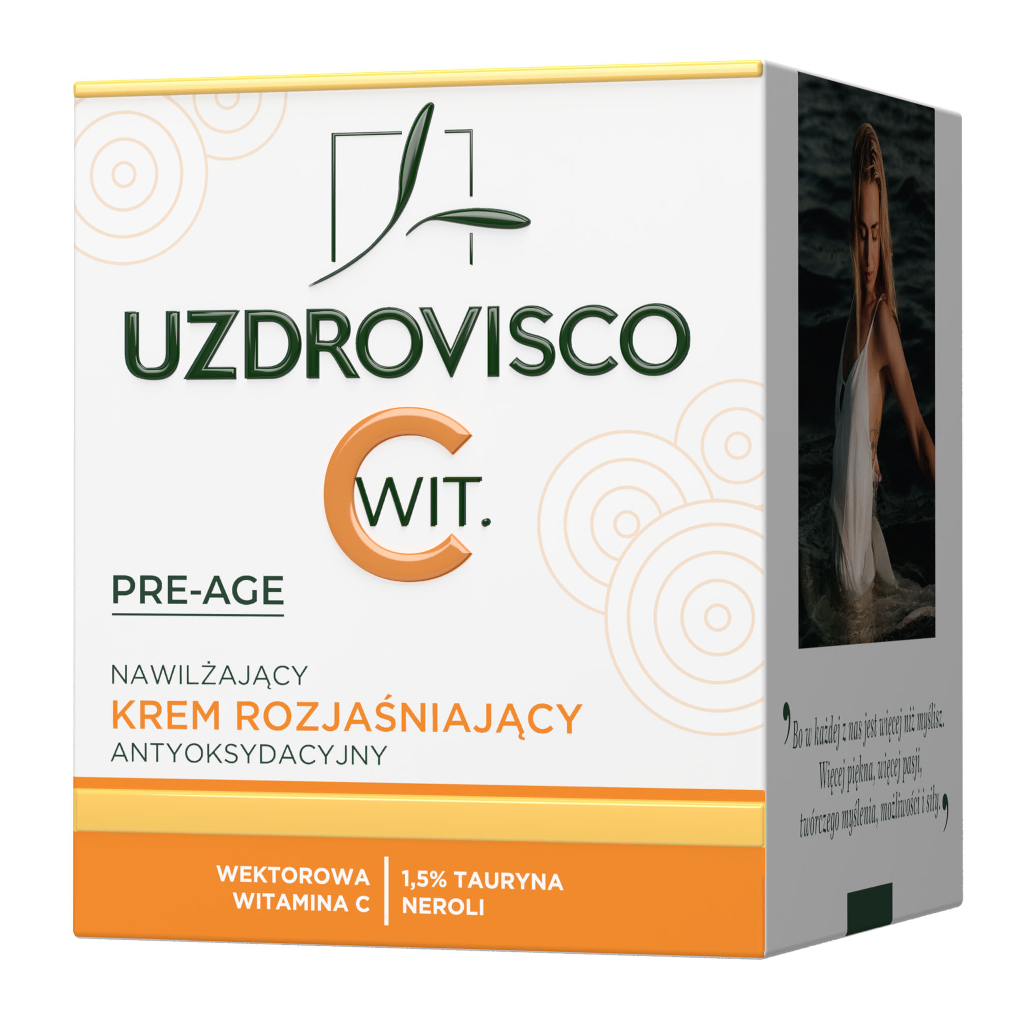 Uzdrovisco Pre-Age nawilżający krem rozjaśniający antyoksydacyjny, 50 ml