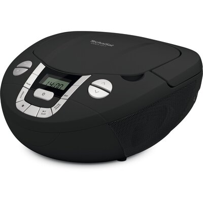 Radioodtwarzacz/Bombox TECHNISAT Viola CD-1 Bluetooth Czarny, Odtwarzacz CD, CD-R, CD-RW, Tuner FM, Zasilanie Bateryjne
