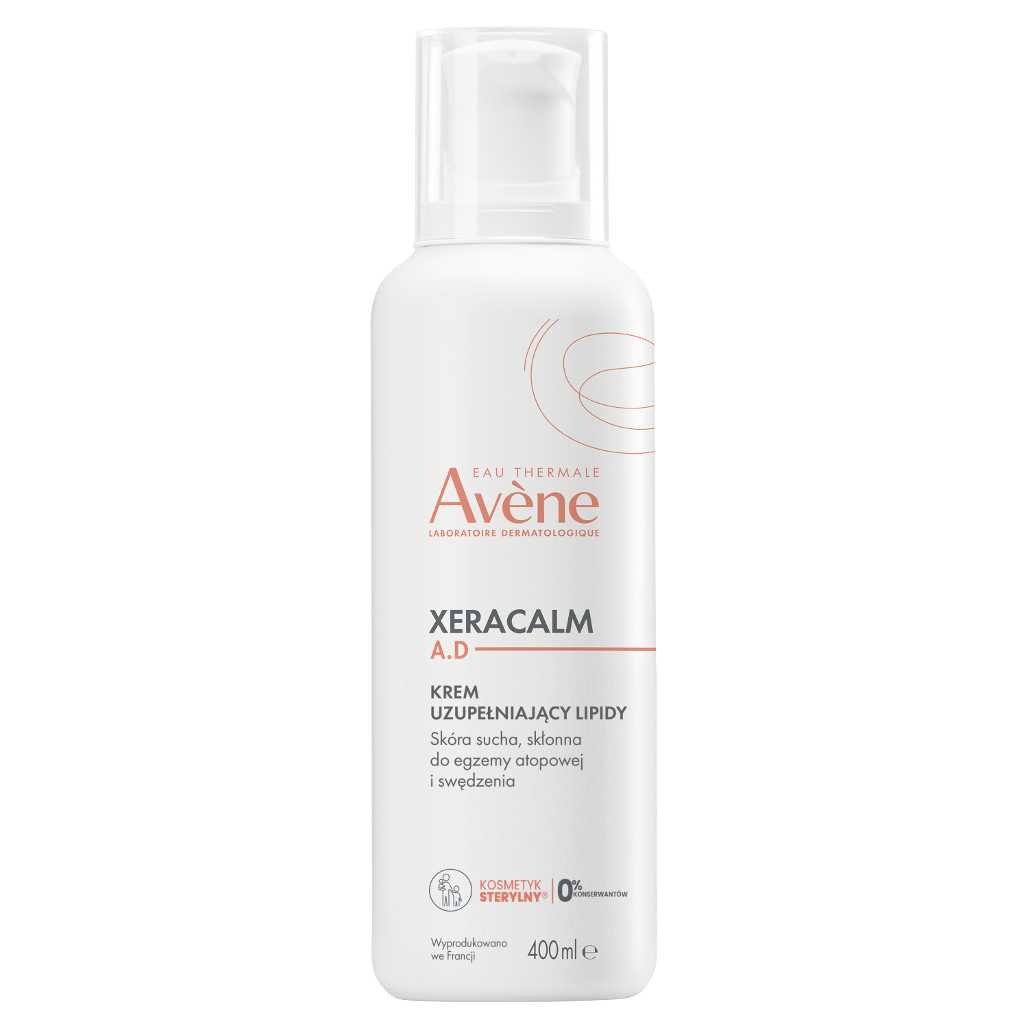 Avène Xeracalm A.D krem uzupełniający lipidy, 400 ml