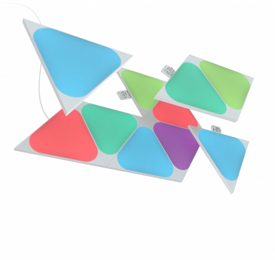 Nanoleaf Shapes Mini Triangles Expansion Pack - dodatkowe panele świetlne (10 sztuk)