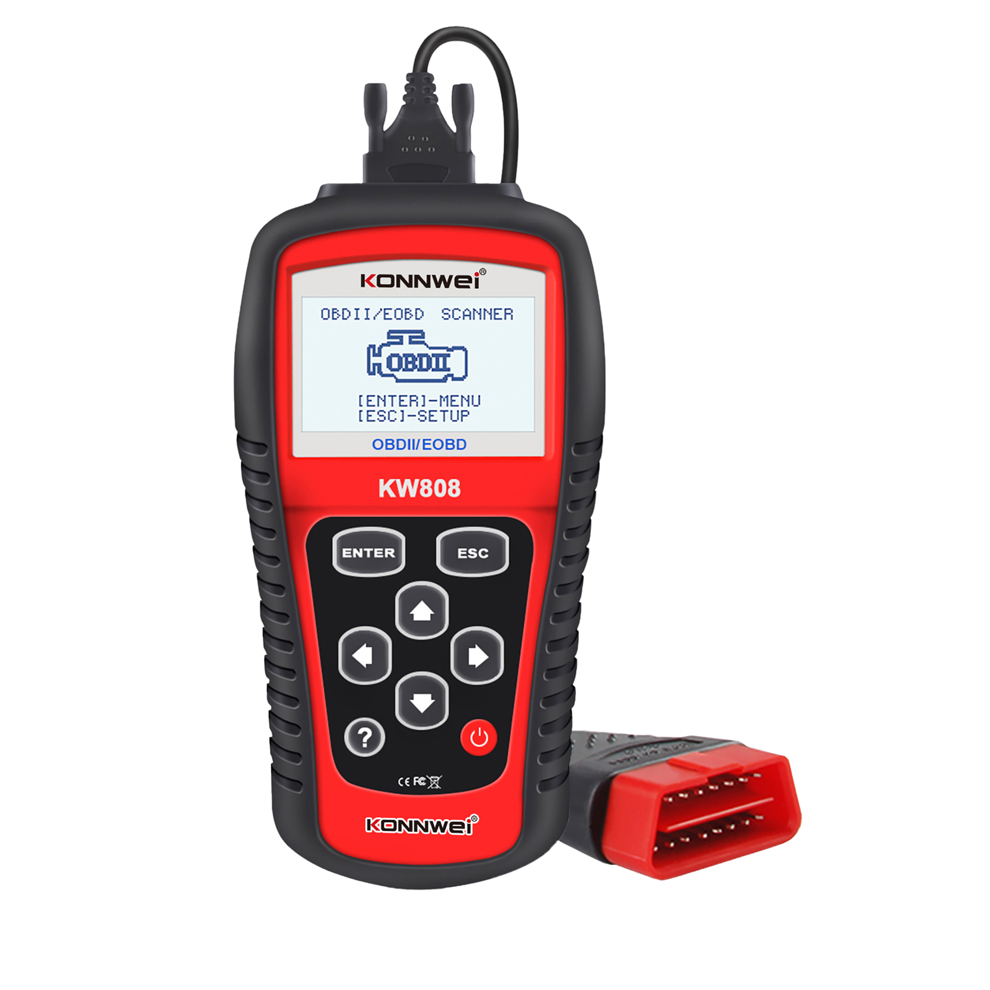 Miernik diagnostyczny OBD2 Konnwei KW808
