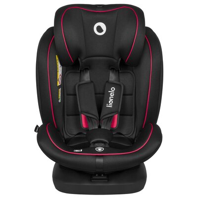 Fotelik samochodowy LIONELO Bastiaan I-Size 40-150 cm (0-36 kg) Czarno-czerwony