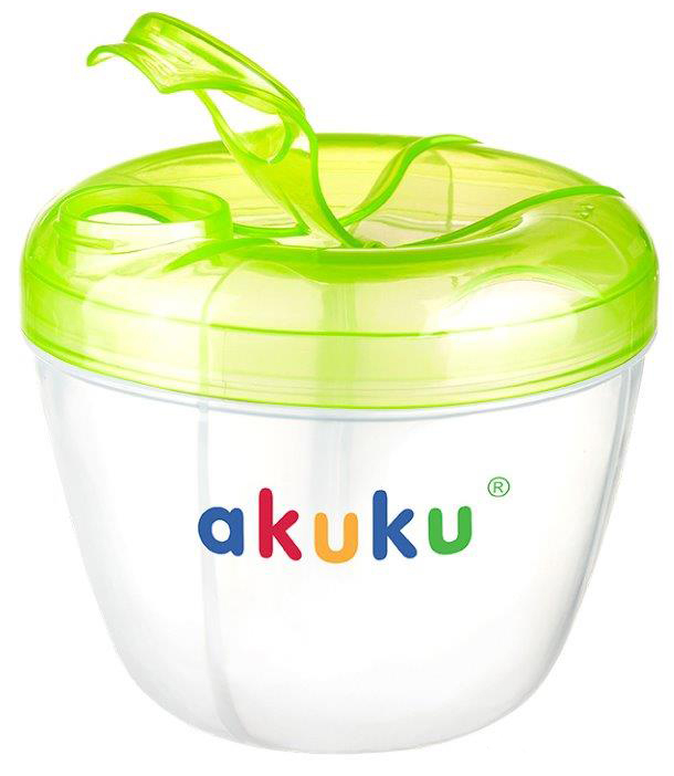 Akuku pojemnik na mleko w proszku 4 komorowy