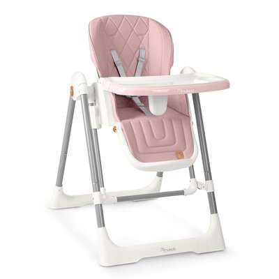 Krzesełko do karmienia NUKIDO Elite Różowy