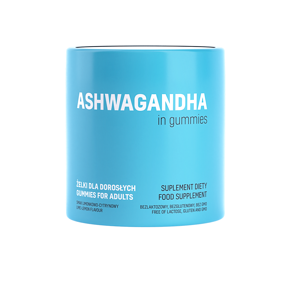 Noble Health suplement diety w postaci żelków dla dorosłych z ekstraktem z korzenia ashwagandhy, 60 szt./1 opak.