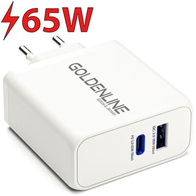 Ładowarka sieciowa GÖTZE & JENSEN Golden Line WC900W 65W Biały