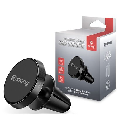 Uchwyt na telefon CRONG Magnetic Smart Car Holder Czarny