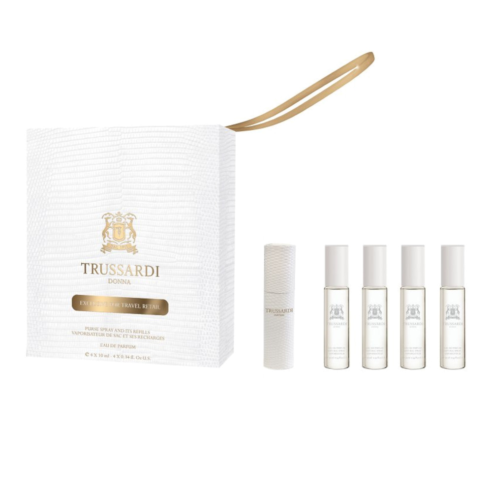 Trussardi Donna 2011 Trussardi zestaw damski: woda perfumowana, 4x10 ml/1 opak.