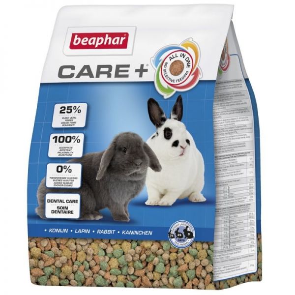 BEAPHAR Care+ Rabbit Pokarm Dla Królika 1,5kg