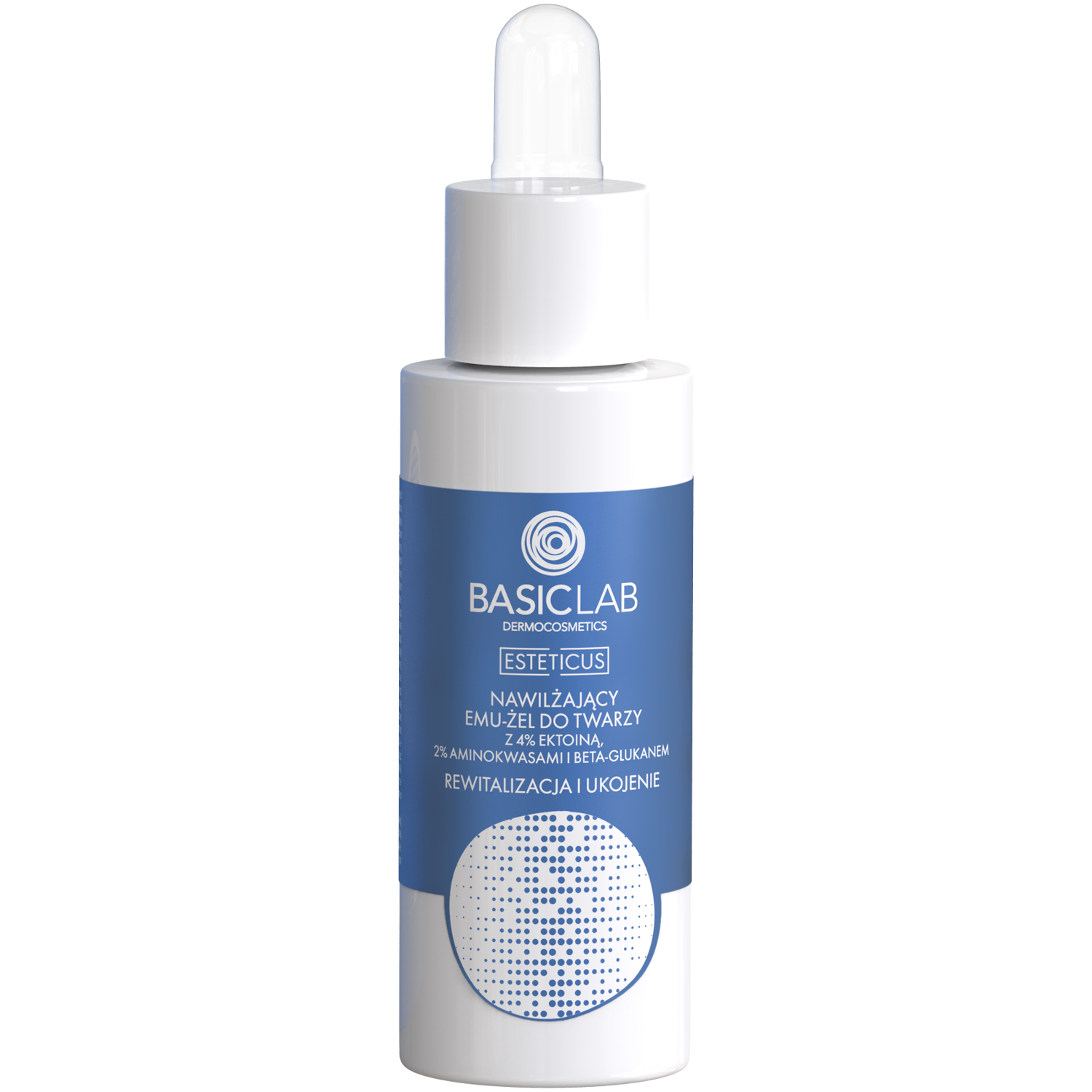Basiclab Esteticus nawilżająca emulsja-żel do twarzy z 4% ektoiną, 30 ml