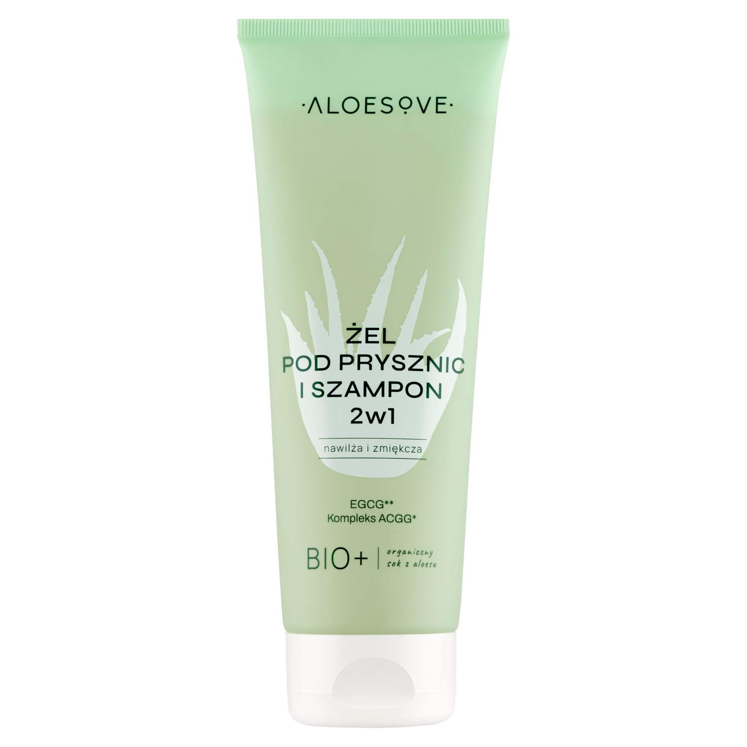 Aloesove żel pod prysznic i szampon do włosów 2w1, 250 ml
