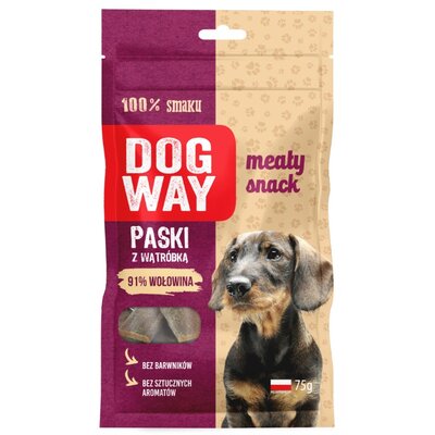 Przysmak dla psa DOGWAY Meaty Snack z Wątróbką 75 g