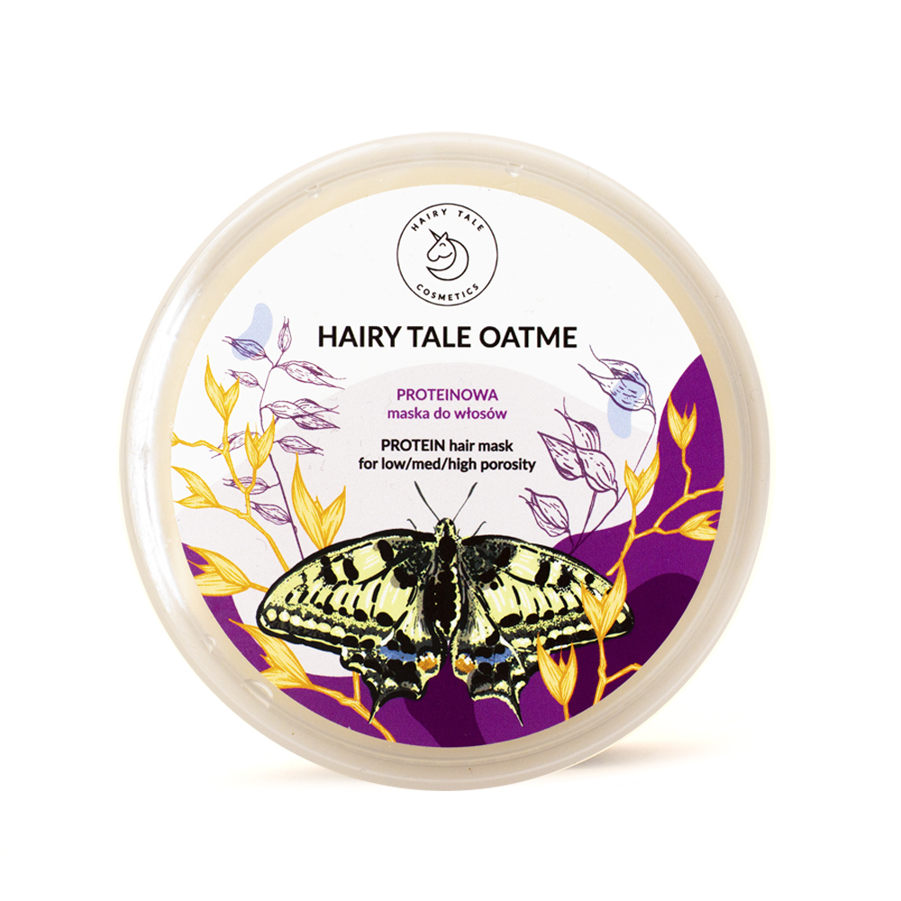 Hairy Tale Cosmetics Oatme maska proteinowa do włosów każdej porowatości, 200 ml