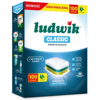Tabletki do zmywarek LUDWIK Classic - 100 szt.