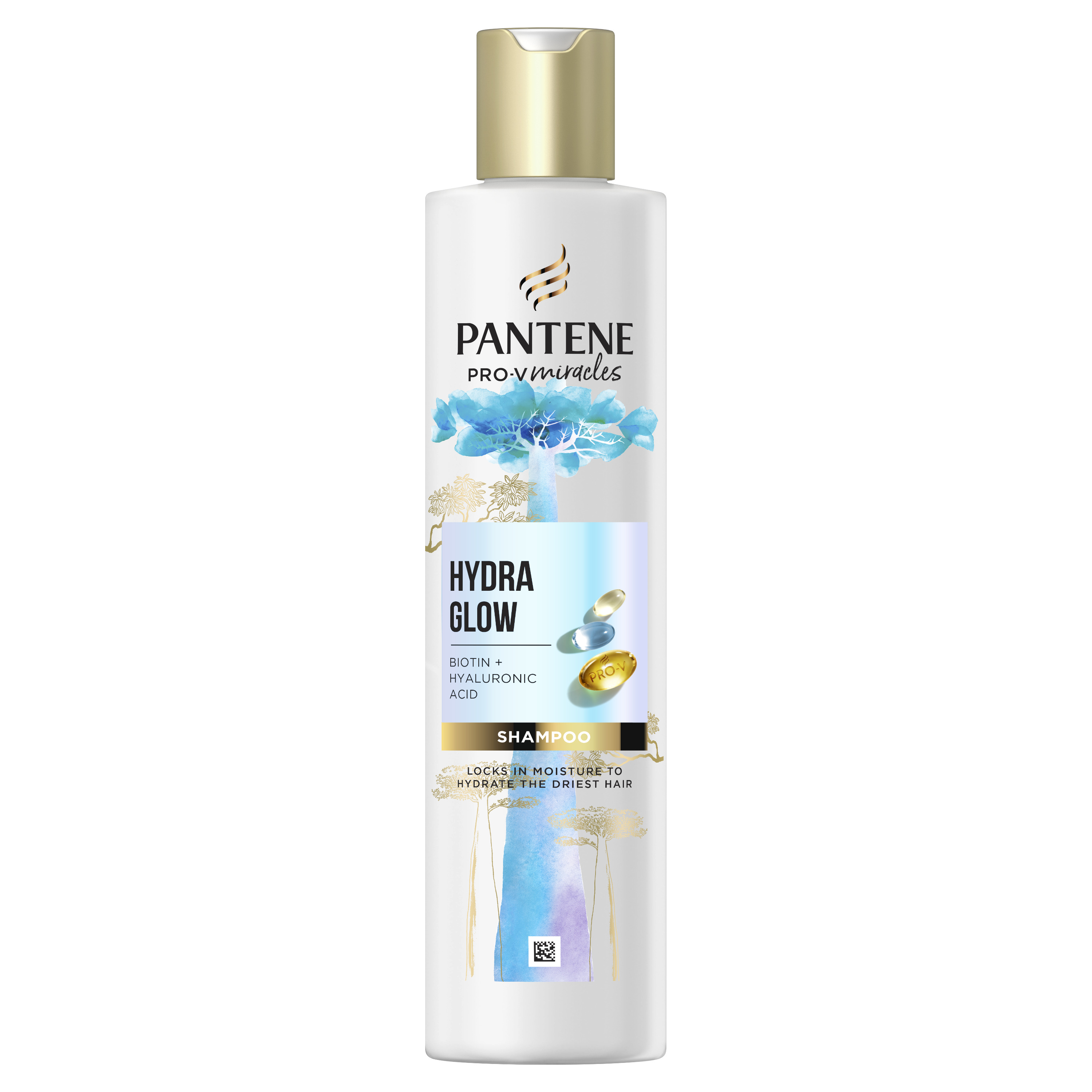Pantene Pro V Miracles Hydra Glow szampon z biotyną do włosów suchych i zniszczonych, 250 ml