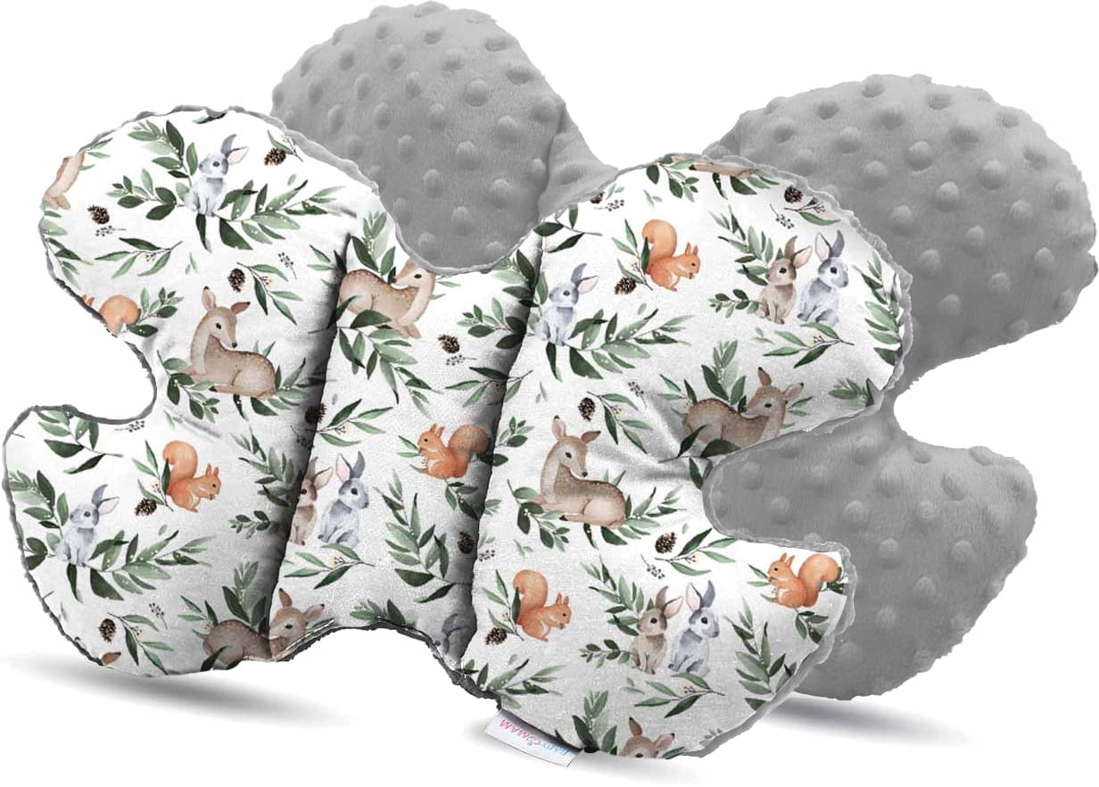 PODUSZKA PODRÓŻNA ANTYWSTRZĄSOWA MOTYLEK MINKY