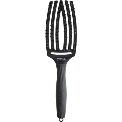 Szczotka do włosów OLIVIA GARDEN FingerBrush Care Iconic Czarny