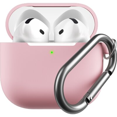 Etui na słuchawki KEYBUDZ Elevate Keychain do AirPods 4 Różowy