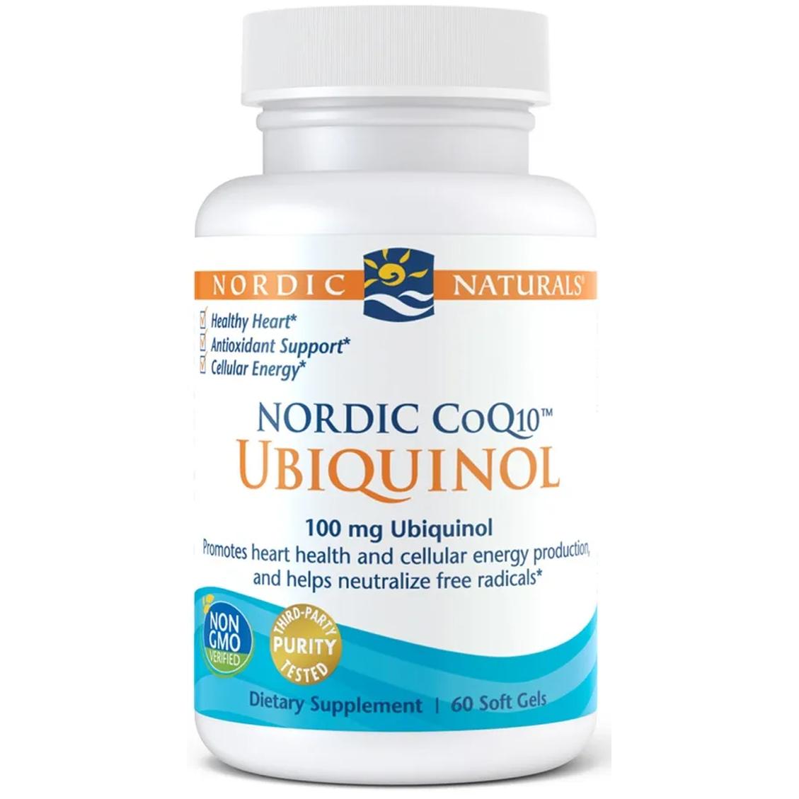 Nordic Naturals Nordic CoQ10 Ubiquinol suplement diety, 100mg, 60 kaps./1 opak.