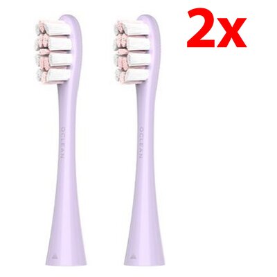 Oryginalna końcówka szczoteczki OCLEAN Professional Clean Fioletowy (2 szt.) (Usuwanie przebarwień)
