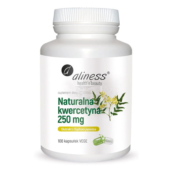 Aliness Naturalna kwercytyna suplement diety, 100 kaps./1 opak.
