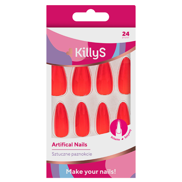 KillyS sztuczne paznokcie, 24 szt./1 opak.