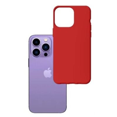 Etui 3MK Matt Case do Apple iPhone 14 Pro Czerwony