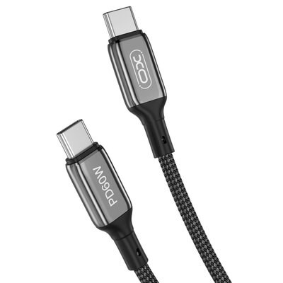 Kabel USB-C - USB-C XO 60W 1 m Czarny