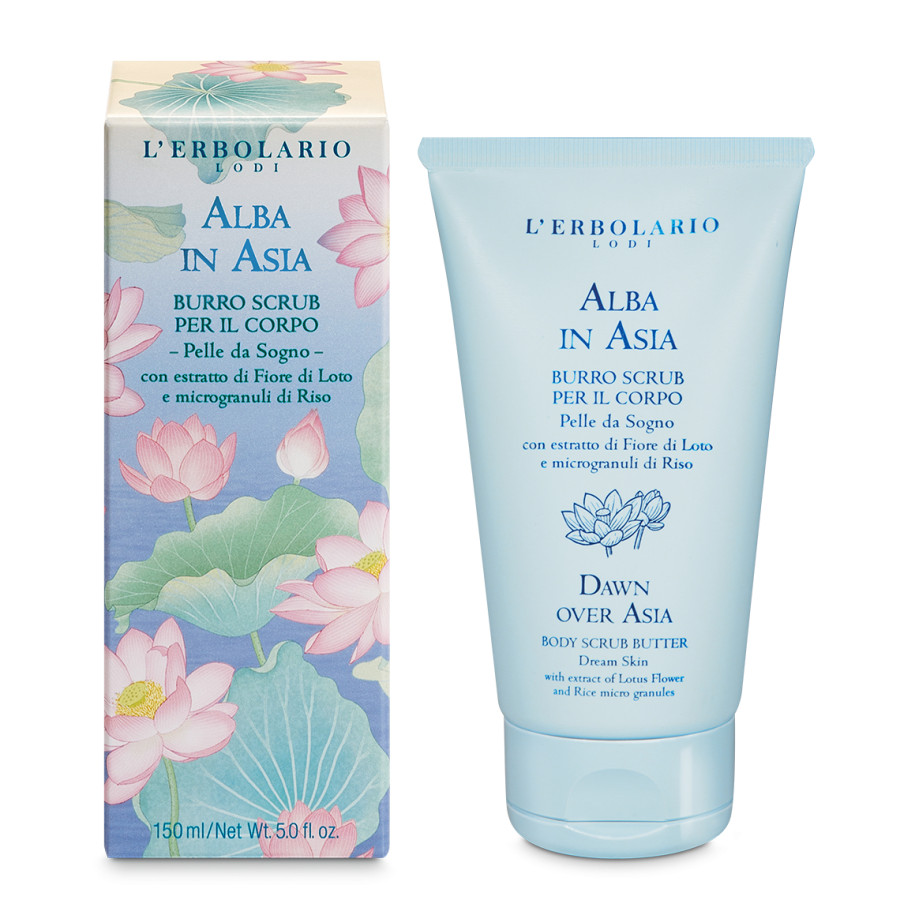 L'Erbolario Alba in Asia peelingujące masło do ciała, 150 ml