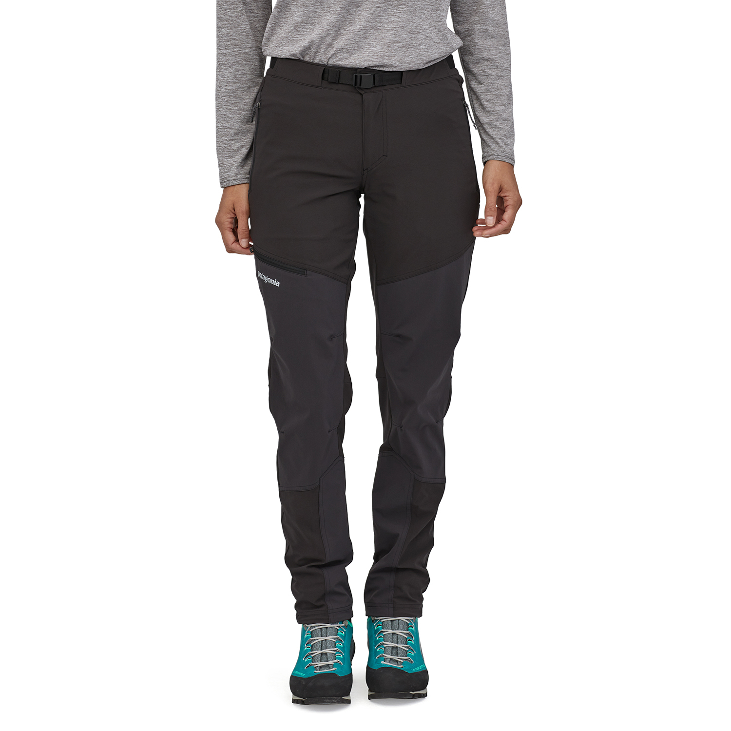 Damskie spodnie softshellowe Patagonia Women's Terravia Alpine Pants black - 8