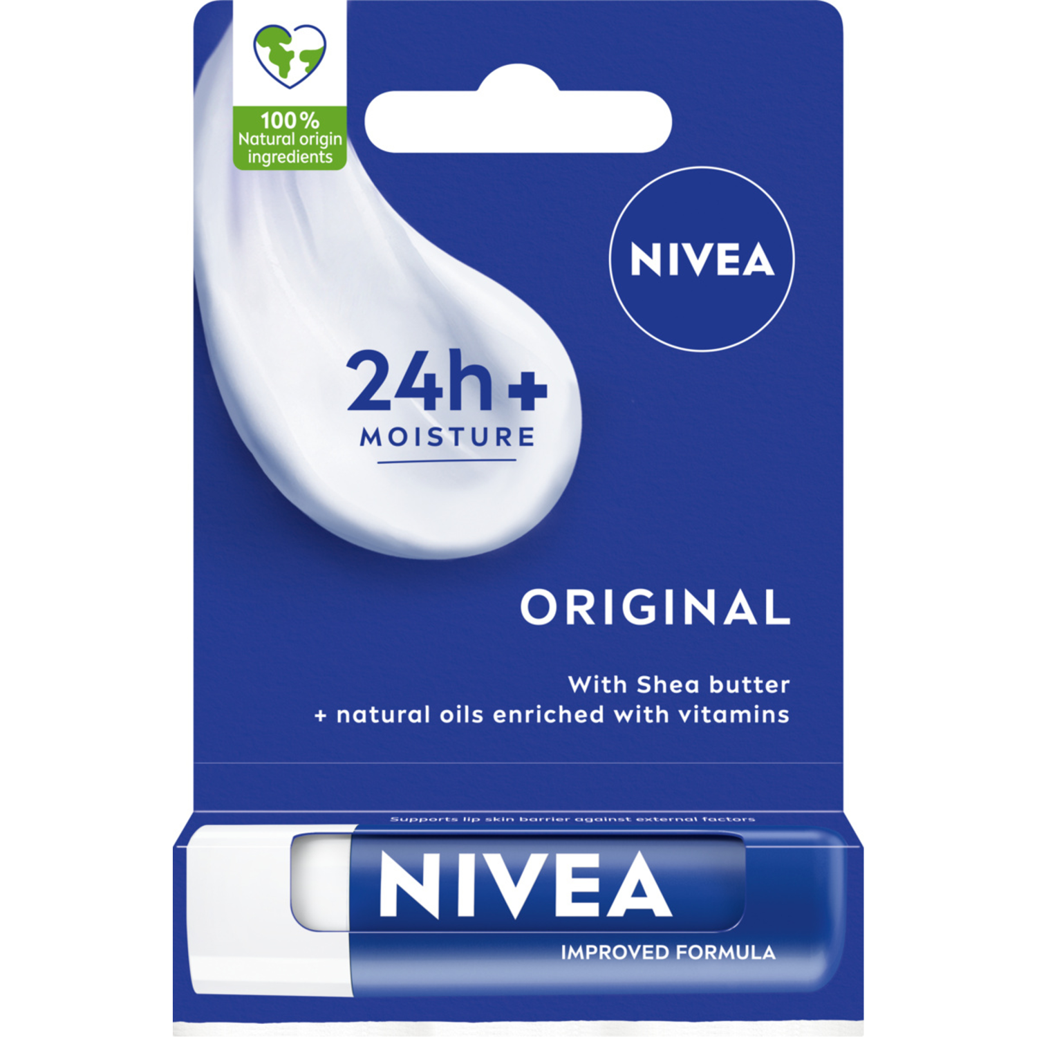 Nivea Original pielęgnująca pomadka do ust, 4,8 g