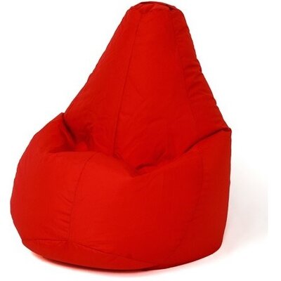Pufa worek GO GIFT Grusza Jasnoczerwony L 105 x 80 cm