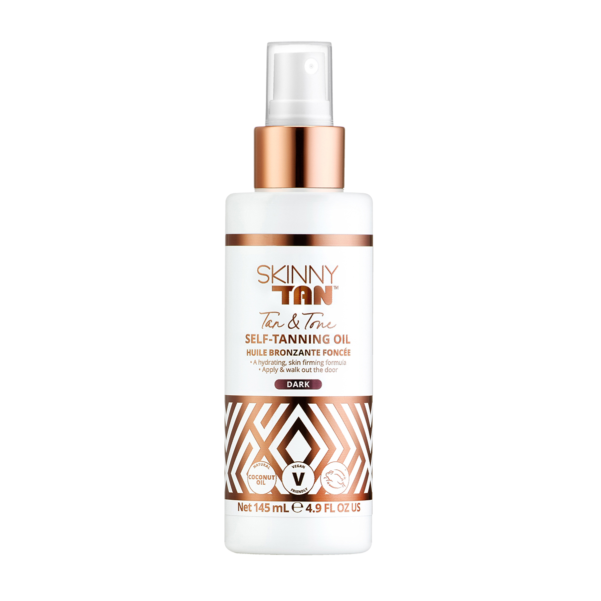 Skinny Tan Tan&Tone Oil Dark samoopalający olejek, 145 ml