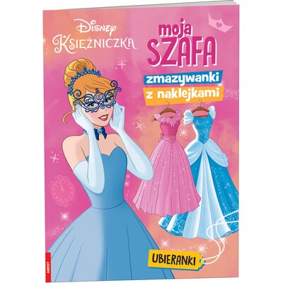 Disney Księżniczka Moja szafa Zmazywanki z naklejkami SSN-9103