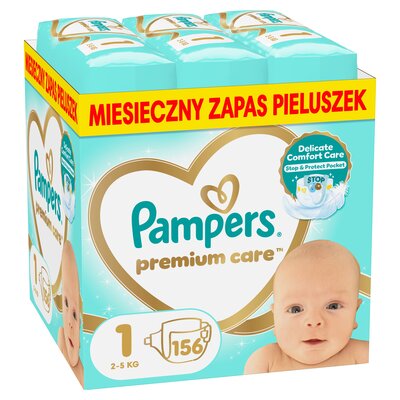 Pieluchy PAMPERS Premium Care 1 (156 szt.)