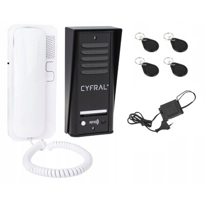Domofon CYFRAL Cosmo R1 Czarny