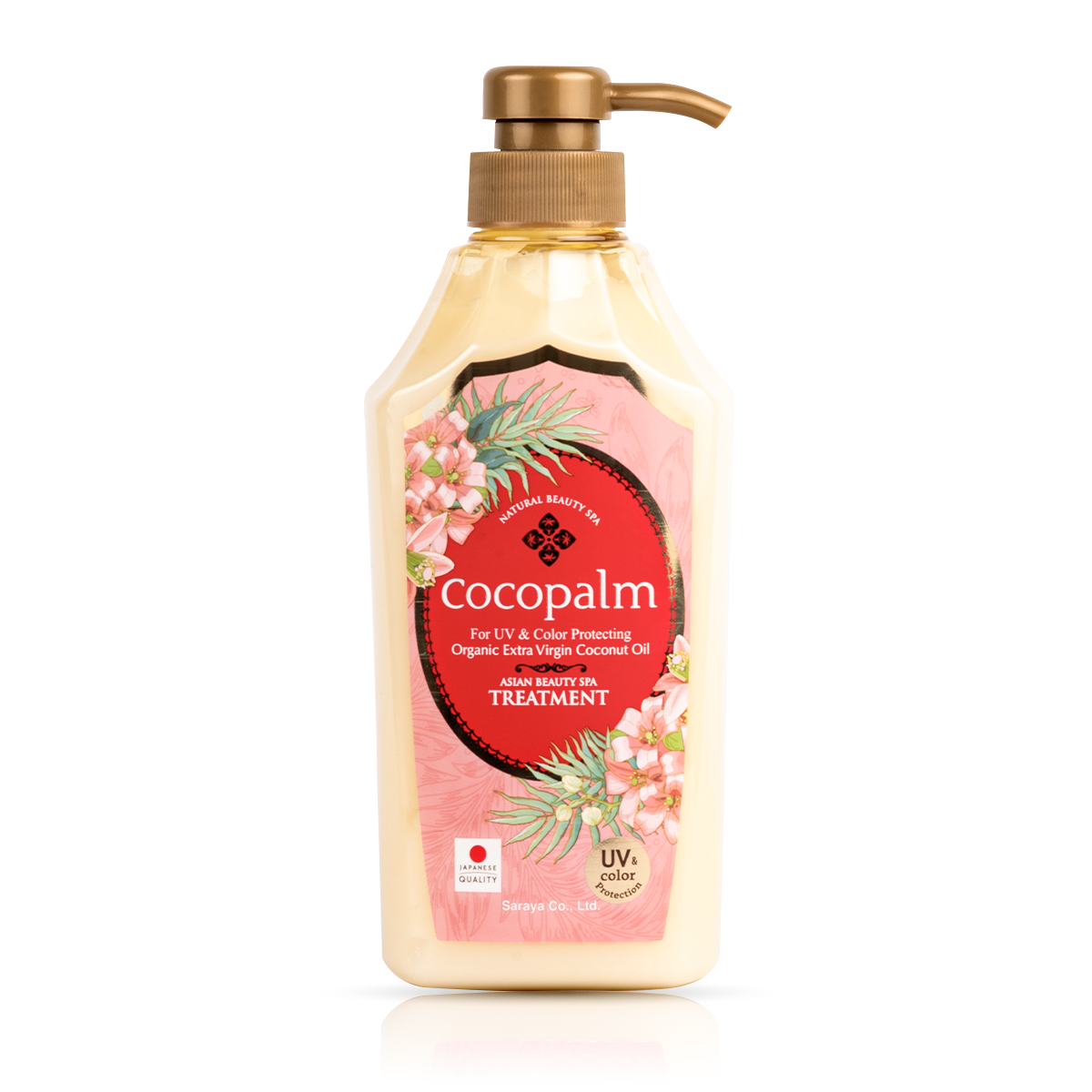 Cocopalm Asian Beauty SPA nabłyszczająca odżywka do włosów chroniąca kolor, 600 ml