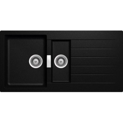 Zlewozmywak półtorakomorowy z ociekaczem SCHOCK Signus D-150 Magma 50x100