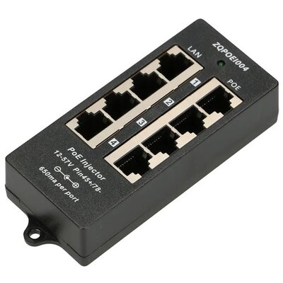 Injector PoE EXTRALINK EX.12646 4 Portowy