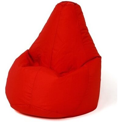 Pufa worek GO GIFT Grusza Czerwony L 105 x 80 cm