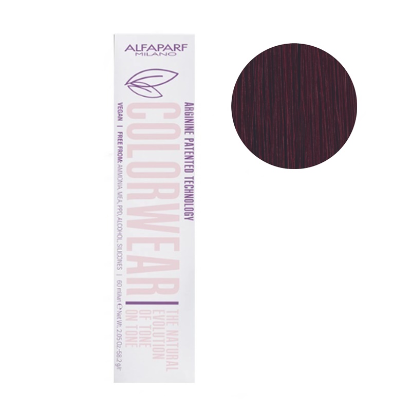 Alfaparf Color Wear farba do włosów bez amoniaku 4.66, 60 ml