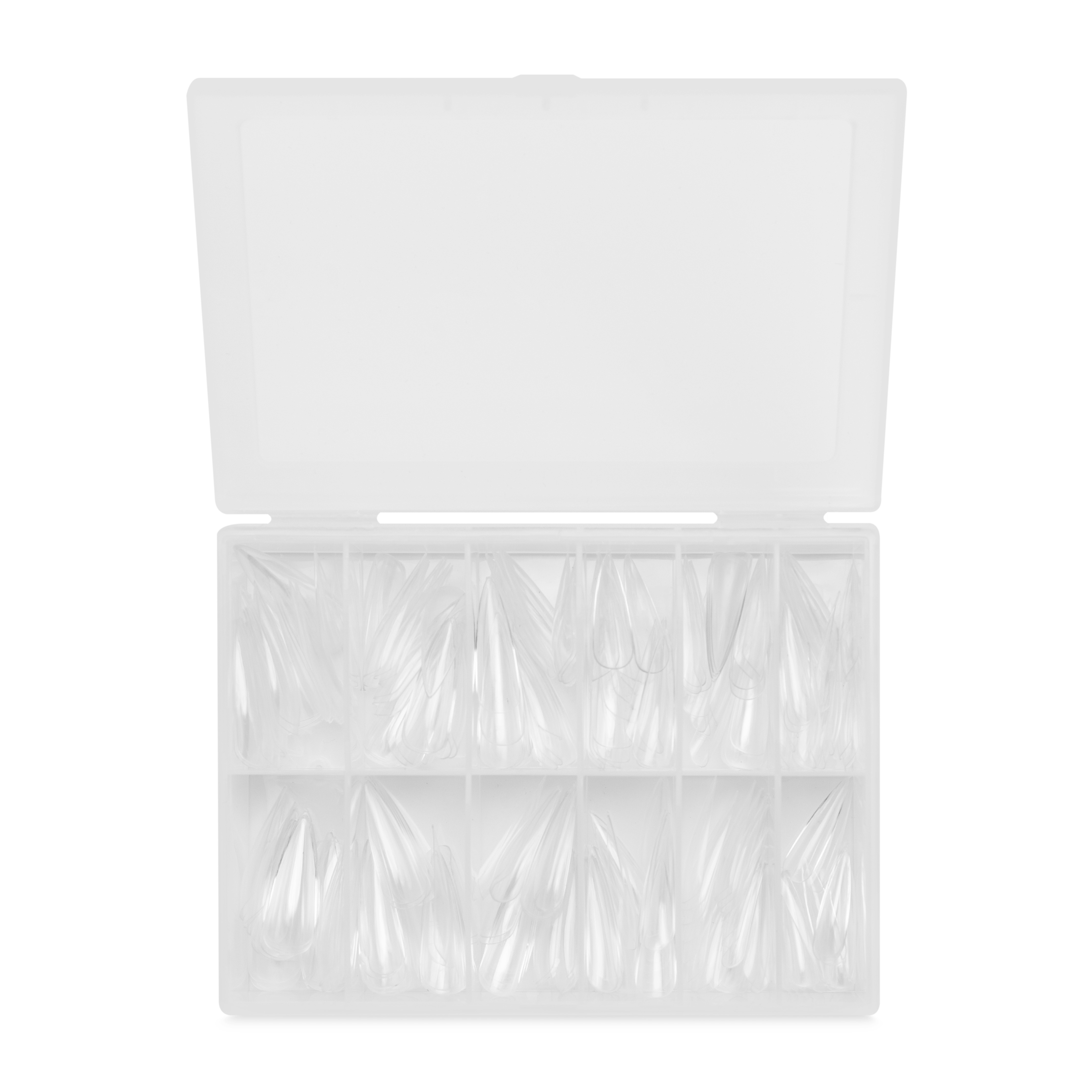 Mani King Instant Nails Full Cover Tips gotowe elastyczne paznokcie A5 szpic, 240 szt./1 opak.