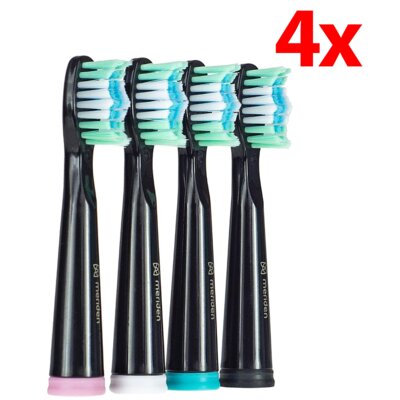 Oryginalna końcówka szczoteczki MERIDEN Smart Czarny (4 szt.) (Wybielanie zębów)