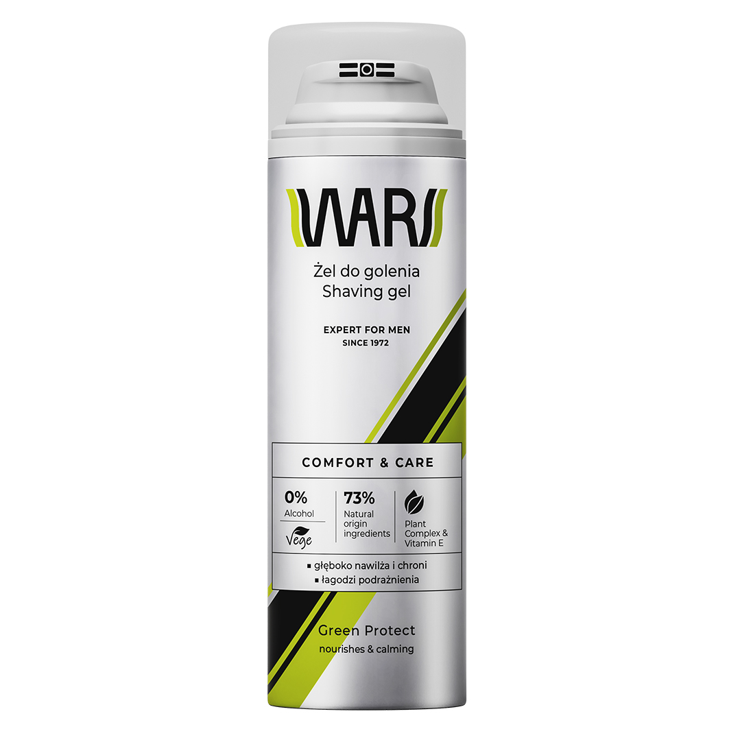 Wars Expert For Men żel do golenia Green Protect, 200 ml