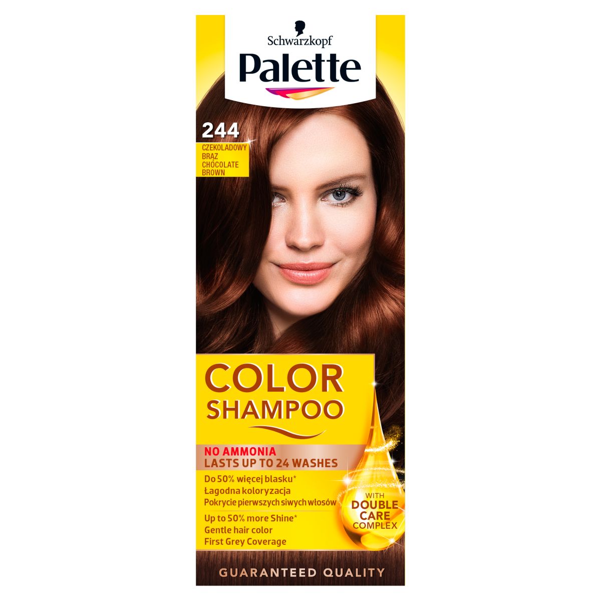 Palette Color Shampoo szampon koloryzujący do włosów 3-65 (244) czekoladowy brąz, 1 opak.